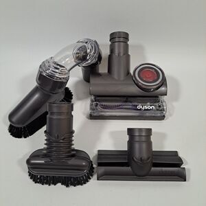 4 Dyson Attachment Lot Stick Handheld Vacuum Tangle Free Brush Upholstery Tool